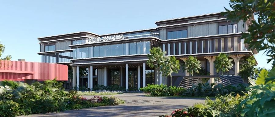 Club Valora clubhouse at Revasa La Valora, Kardanur near Kollur